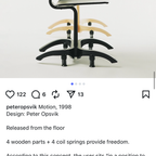 Peter Opsvik - Stokke - Motion - (1998) Ergonomically Shaped Rocking Chair - Extremely Rare Model thumbnail 9