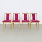 4X Dining Chair In Velvet By K. Høffer-Larsen thumbnail 2