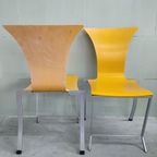 Design Eetkamerstoelen Karl Friedrich Förster (kff) Memphis Milano Style thumbnail 4
