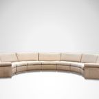 Semi-Circular Conversation Pit Sofa, Italy 1970S thumbnail 5