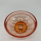 Art Deco Roze Persglas Schaaltje thumbnail 4