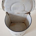 Emaille Sel Bakje Wandpot Zoutpot thumbnail 3