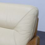 Lounge Chair With Ottoman In Leather By Poul Jeppesen For Holstebro Denmark, 1970S thumbnail 2