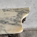 Victoriaanse Schouw Meubel Met Marber Blad thumbnail 3