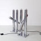Qa41 – Sigma – Verchroomde Buizen Tafel Lampen Of Vloerlampen thumbnail 4