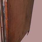 Antieke Engelse Vitrinekast Van Mahoniehout Jaren '40 thumbnail 4