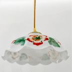 Artdeco Hanglamp Wit Opaline Bloem 1930’s thumbnail 3