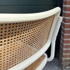 Set Van 4 Cesca Stoelen In Wit Eetkamerstoelen Design thumbnail 7
