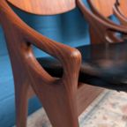 3x Vintage Deens Design Stoelen, Arne Hovmand Olsen Jaren '60 thumbnail 10