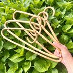 Vintage Rotan-bamboe Kledinghanger (6x) thumbnail 5