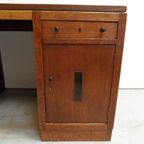 Vintage Eiken Bureau Amsterdamse School thumbnail 11