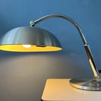 Vintage Hala Busquet / Hala 144 Tafellamp Van Herman Busquet - Zilveren Bauhaus-Bureaulamp thumbnail 5