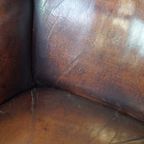 Luxe Schapenleren Oorfauteuil Met Een Vast Zitkussen En Hoog Zitcomfort thumbnail 11