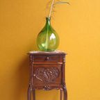 Vintage Schemerlamp Op Koperen Voet, Lampje, Schemerlampje thumbnail 18