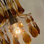 Murano Teardrop Hanglamp Kroonluchter Vintage Kristal thumbnail 10