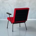 Gispen | Vintage 1401 Fauteuil Wim Rietveld Armstoel Rood thumbnail 5