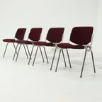 4 X Dsc Stoelen By Giancarlo Piretti For Castelli Jaren 70 thumbnail 5