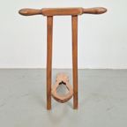 Antiek Engelse Opvouwbare Laarzenknecht, Ca. 1950 Hout thumbnail 5