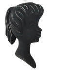 Vintage Wandhoofd Wandhoofdje 'lieke' Keramiek thumbnail 5