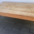 Antiek Grenen Tafel Met Grote Lades, 167 Cm Lang thumbnail 7