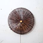 Bamboe Wandlamp Rond Bruin L thumbnail 4