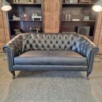 Chesterfield Hampton 2-zits - Zwart thumbnail 3
