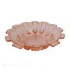Vintage Art Deco Schaal Roze Persglas, Jaren '20 thumbnail 4