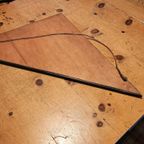 Oak Wood Triangle Mirror / Facet Cut Edges thumbnail 4