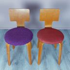 Pair Of Plywood Chairs By Cor Alons 1950'S. thumbnail 7