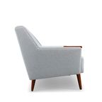 Deens Design Licht Blauw Sofa By Dux Opnieuw Gestoffeerd Met Kvadrat, 1960S thumbnail 6