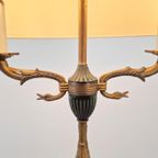 Empire Bouillotte Vloerlamp The Swan Zwaan Regency Messing thumbnail 12