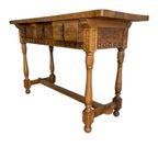 Vintage Houten Bijzettafel / Consoletafel / Sidetable thumbnail 19