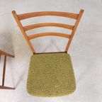 2 Vintage Stoelen Met Skai Beklede Zitting, Jaren 50 thumbnail 13