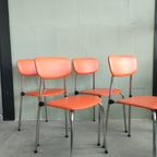 Brabantia Buisstoelen Oranje Jaren 70 thumbnail 6