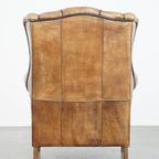 Stoere En Comfortabele Schapenleren Oorfauteuil Met Leuke Details En Een Strakke Afwerking thumbnail 6