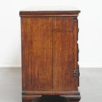 Waanzinnige, Karaktervolle Antieke 18e Eeuwse Engelse Dressoir/ Mule Chest thumbnail 9