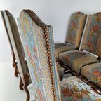 Beech Os De Mouton Tapestry Chairs (Set Of 6) thumbnail 18