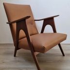 Vintage Fauteuil ‘50’60 Opnieuw Bekleed thumbnail 7