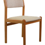 Set Van 4 Niels O Möller Stoelen 'egemosedam' Deens Design thumbnail 4