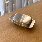Vintage Stainless Steel Butter Dish thumbnail 5