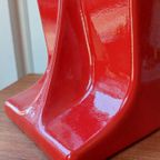 Retro Rode Flowerbox Plantenbak thumbnail 3