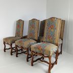 Beech Os De Mouton Tapestry Chairs (Set Of 6) thumbnail 11