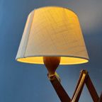 Teak Wood Deense Stijl Schaarlamp thumbnail 5