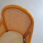 4 X Rattan /Webbing Dining Chairs 80S In Beautiful Condition thumbnail 10