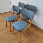 Mid Century Vintage Stoelen Eettafelstoelen Eetkamerstoelen thumbnail 3