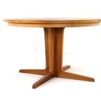 Bernhard Pedersn And Son Eiken Ronde 2x Verlengbare Eettafel Tafel Vintage 'bogvad' Deens Design thumbnail 4