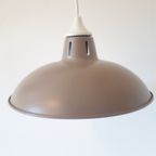 Vintage Metalen Hanglamp Taupe Retro Hanglamp thumbnail 3