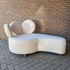 Shaise Longue Bank Nieuw Bekleed Teddy Stof Bank thumbnail 9