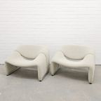 Twee Groovy Fauteuils Van Artifort thumbnail 4