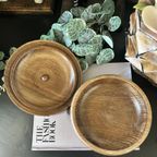 Opbergdoos Rond Handmade Hout Vintage thumbnail 6